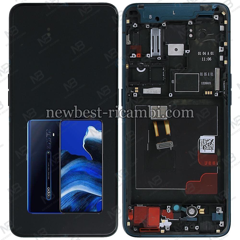 Oppo Reno 2 Touch+Lcd+Frame Ocean Blue Service Pack