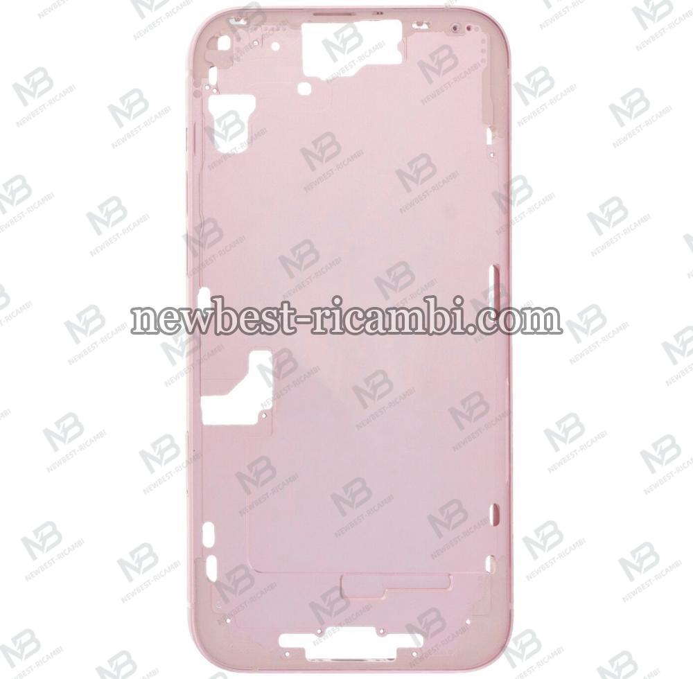 iPhone 15 Plus Middle Frame + Side Key Pink