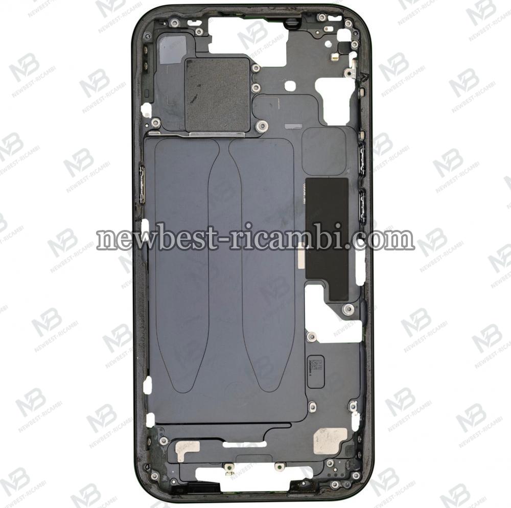 iPhone 15 Middle Frame + Side Key Black