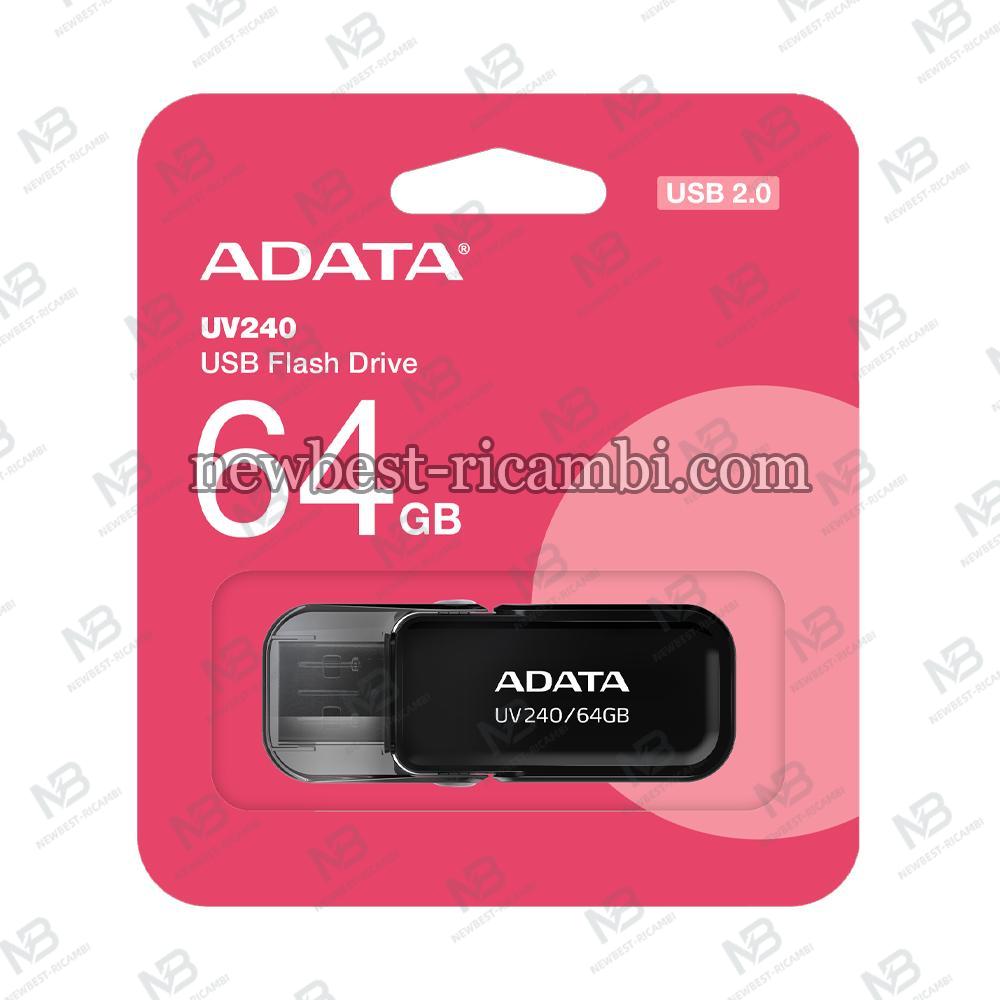 USB-A 2.0 FlashDrive Adata UV240 64Gb