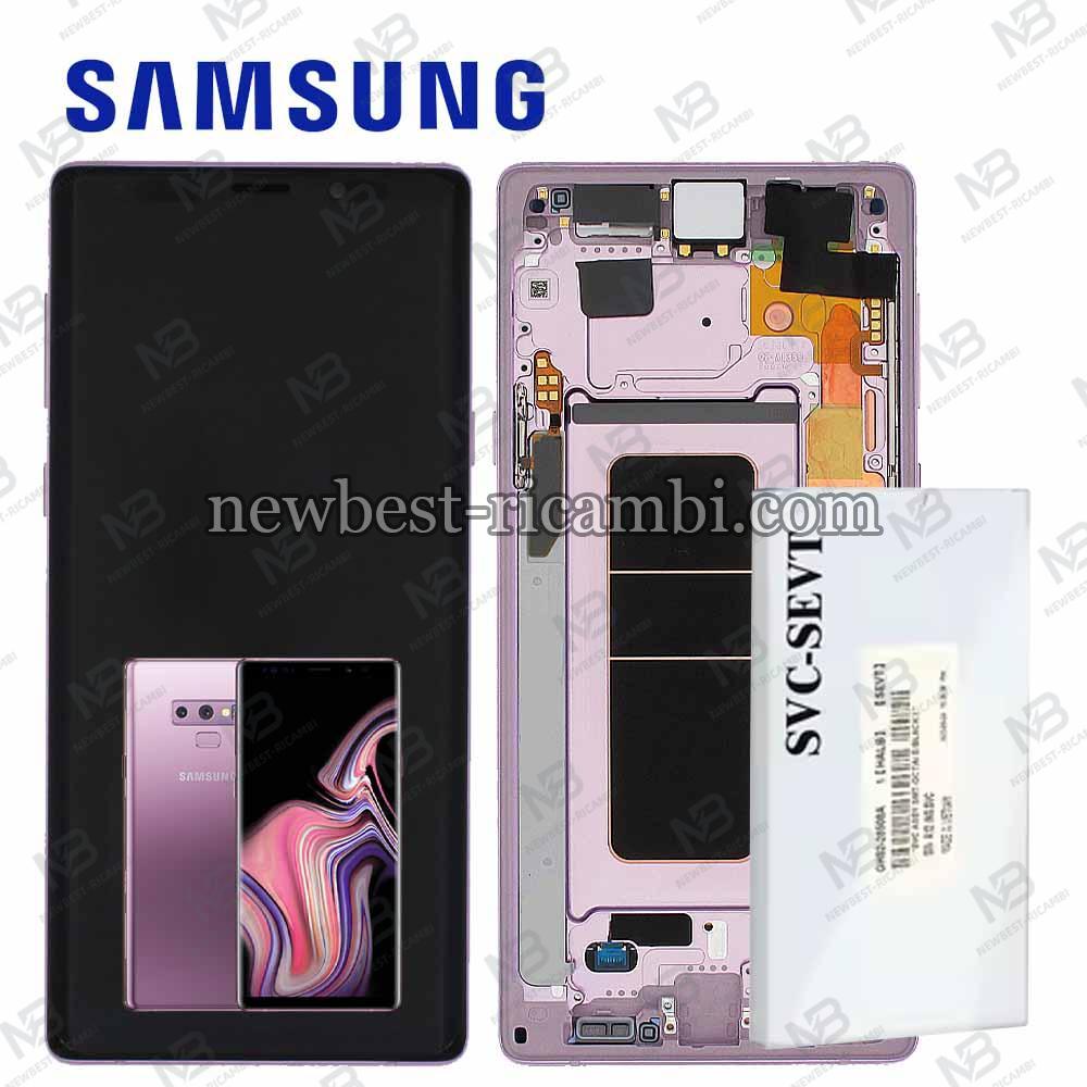 Samsung Galaxy Note 9 N960f Touch + Lcd + Frame Purple Service Pack