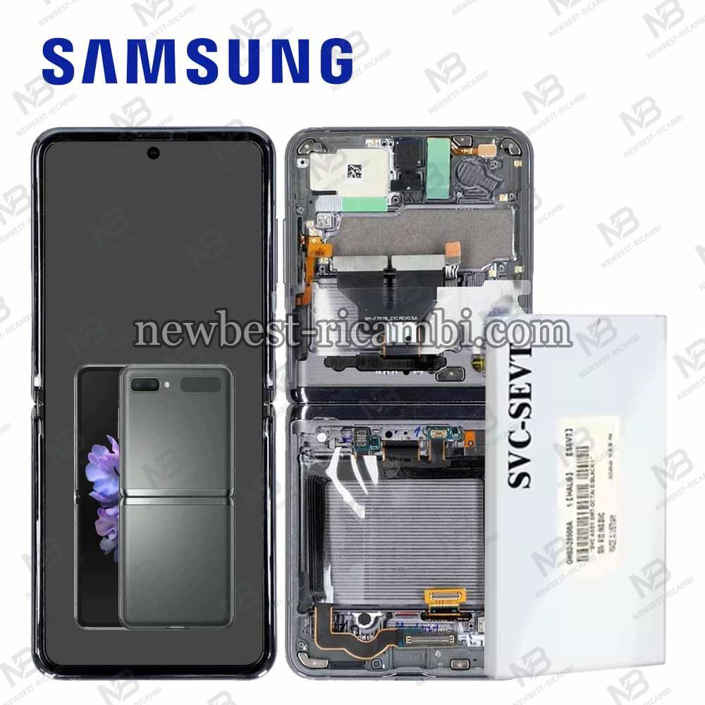 Samsung Galaxy Z Flip 5G F707 Touch+Lcd+Frame Mystic Grey Original Service Pack