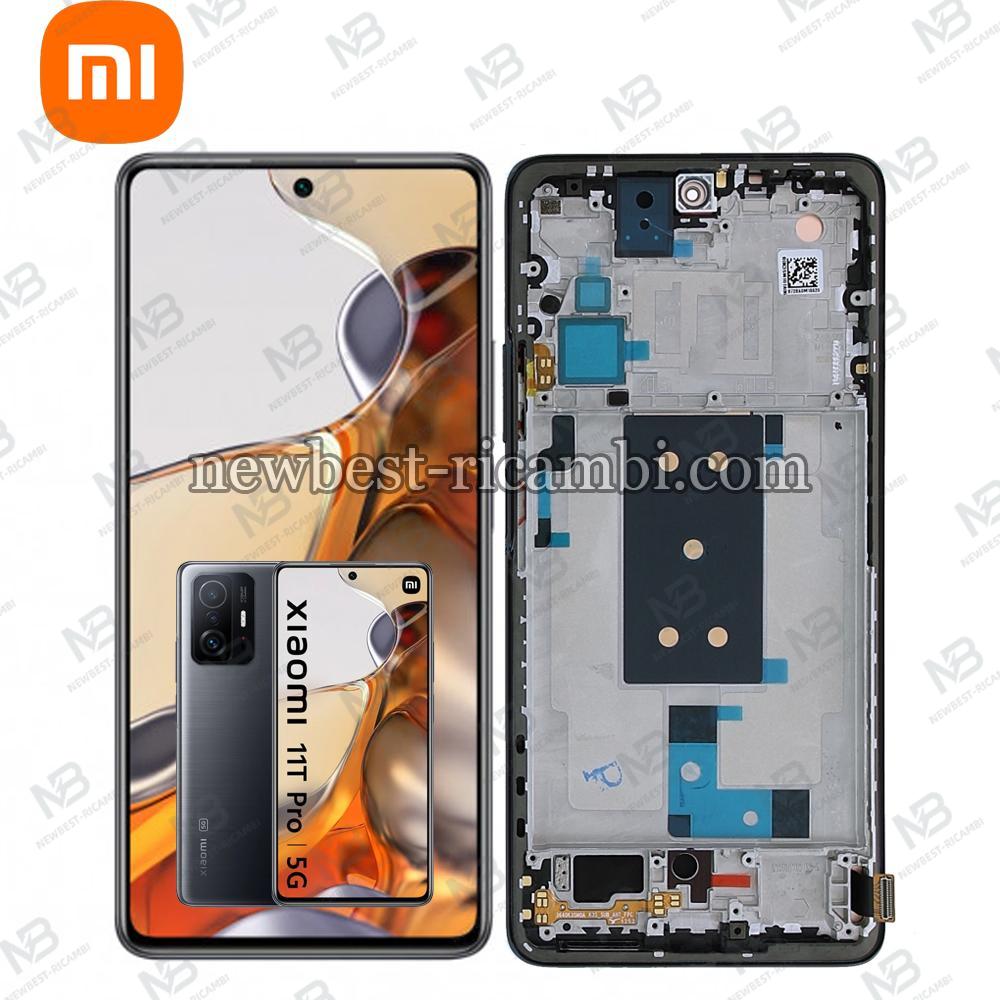 Xiaomi Mi 11T 5G / Mi 11T Pro 5G Touch + Lcd + Frame Black Service Pack