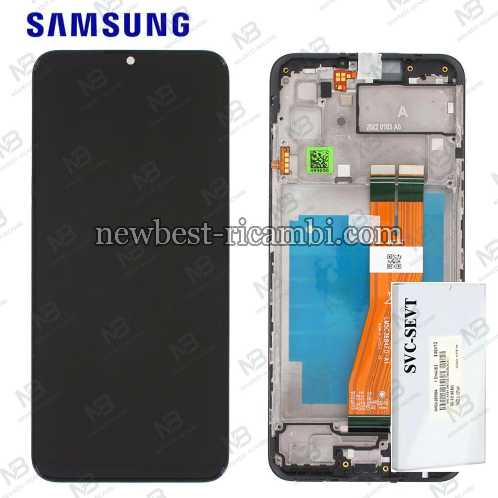 Samsung Galaxy A03 A035G Touch+Lcd+Frame Black Service Pack