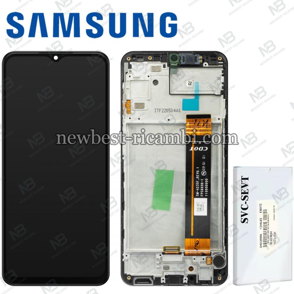 Samsung Galaxy A23 4G A235f Touch+Lcd+frame Black Service Pack