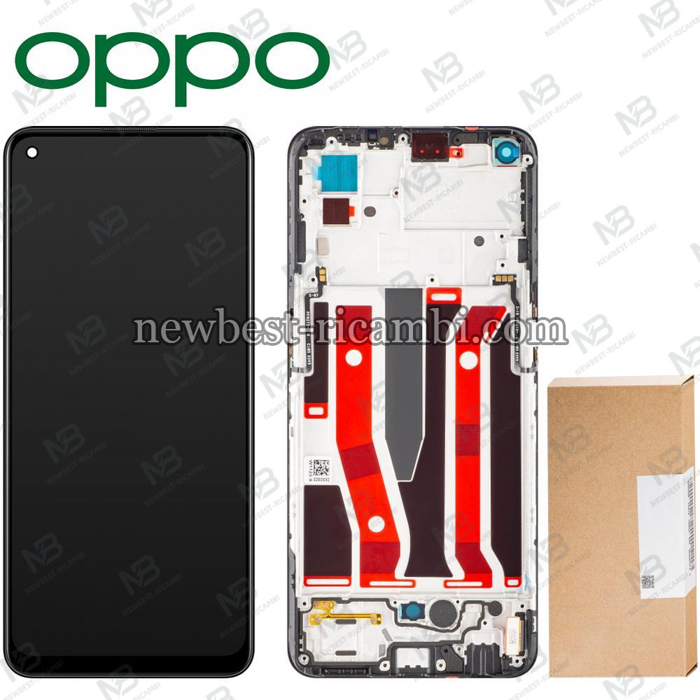 Oppo A94 5G / A95 5G / Reno 5Z / F19 Pro+ 5G Touch + Lcd + Frame Black Service Pack