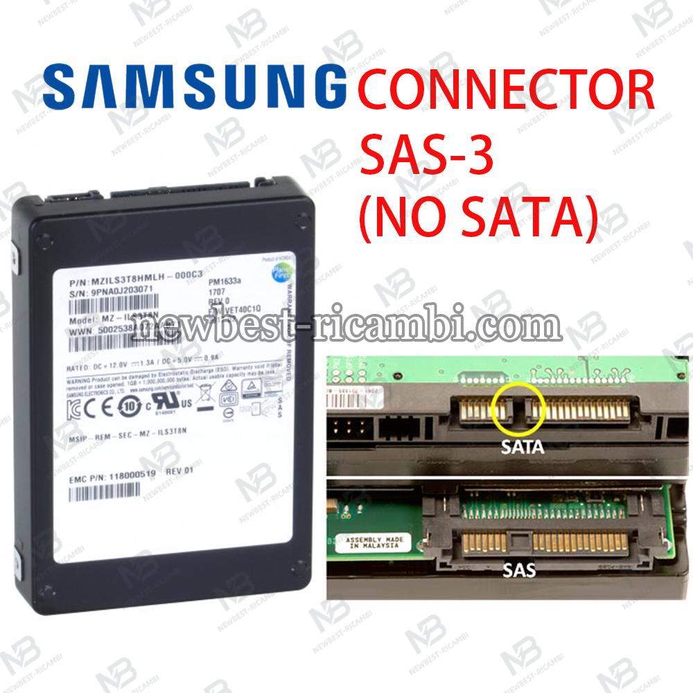 SSD Samsung PM1633a 3,84TB 2,5" SAS MZ-ILS3T8B MZILS3T8HMLH-000C3 Used Grade AAA