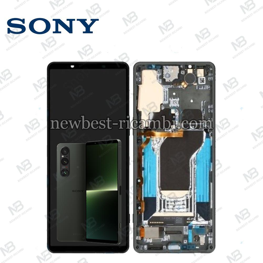 Sony Xperia 1 V Touch + Lcd + Frame Green Service Pack