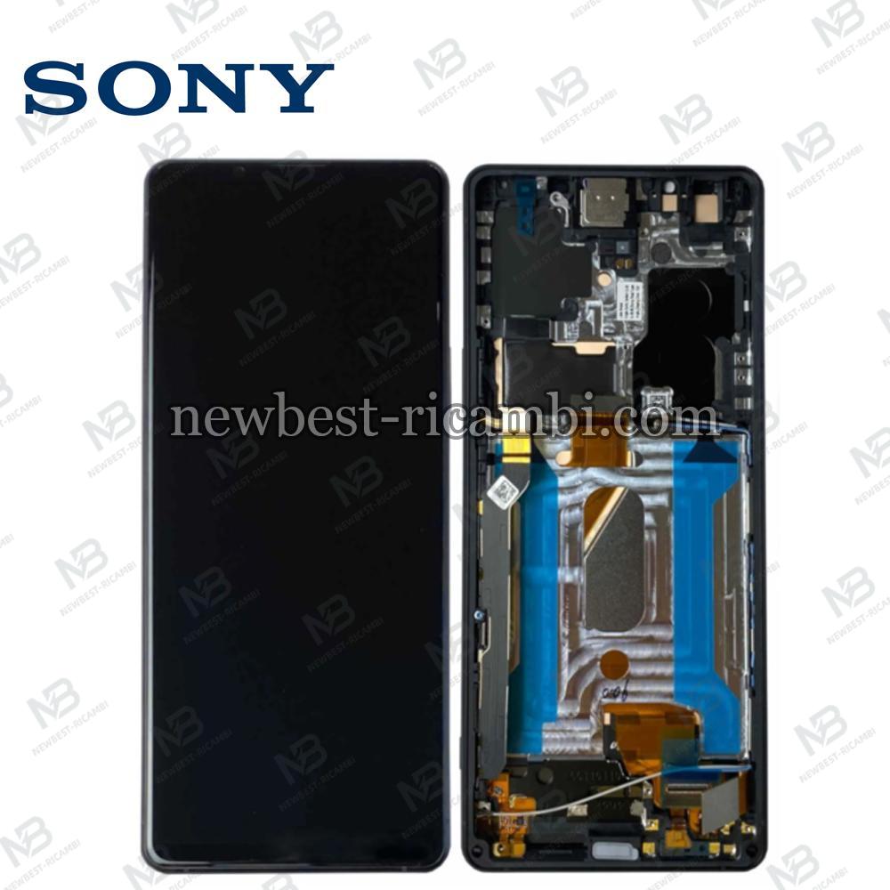 Sony Xperia 1 IV Touch + Lcd + Frame Black Service Pack