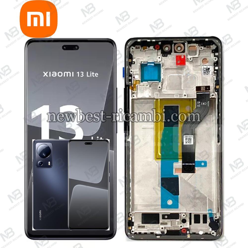 Xiaomi 13 Lite 5G Touch + Lcd + Frame Black Service Pack