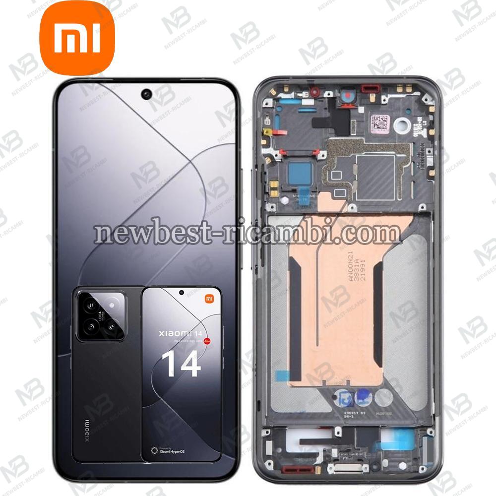 Xiaomi 14 5G Touch + Lcd + Frame Black Service Pack