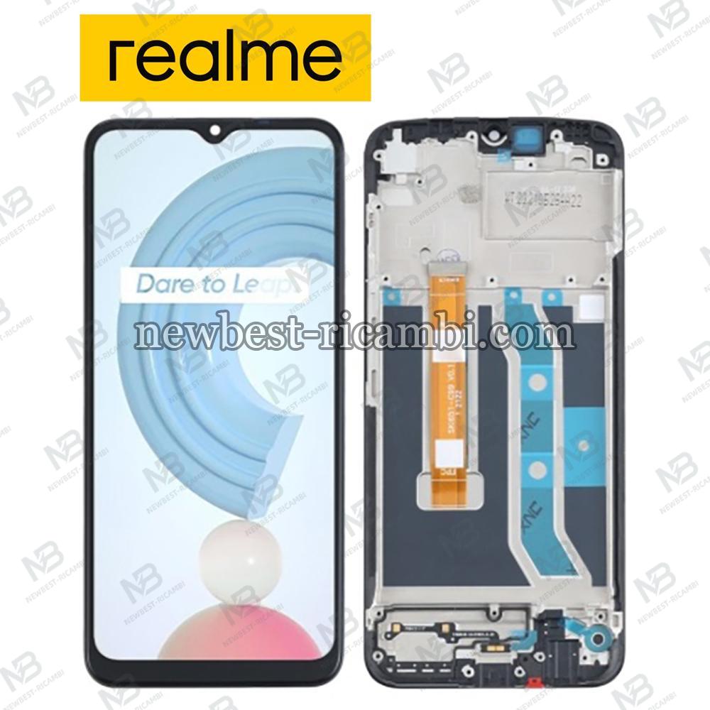 Realme C25Y RMX3269 Touch+Lcd+Frame Black Service Pack