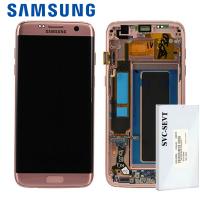 Samsung Galaxy S7 Edge G935f Touch+Lcd+Frame Pink Service Pack