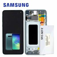 Samsung Galaxy S10E G970f Touch+Lcd+Frame Green Service Pack