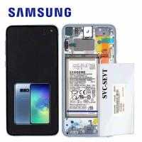 Samsung Galaxy S10E G970f Touch+Lcd+Frame Battery Blue Service Pack