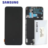 Samsung Galaxy A70 2019 A705 Touch+Lcd+Frame Black Service Pack