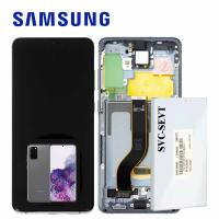 Samsung Galaxy S20 Plus G985 G986 Touch + Lcd + Frame Grey Service Pack