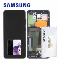 Samsung Galaxy S20 Plus G985 G986 Touch + Lcd + Frame Black Service Pack