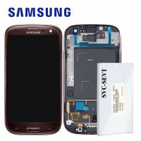 Samsung Galaxy S3 i9300 Touch + Lcd + Frame Brown Service Pack