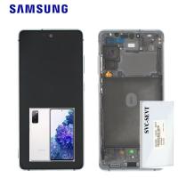 Samsung Galaxy S20 FE G780 / G781 Touch + Lcd + Frame White Service Pack