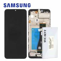 Samsung Galaxy A02s A025g Touch + Lcd + Frame Black Service Pack