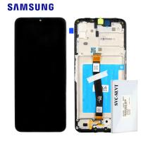 Samsung Galaxy A22 5G A226 Touch+Lcd+Frame Black Service Pack