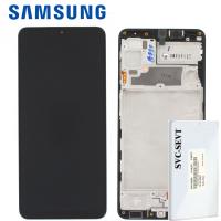 Samsung Galaxy A22 4G A225 Touch+Lcd+Frame Black Service Pack