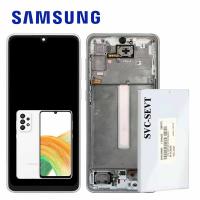Samsung Galaxy A336 A33 5G Touch+Lcd+Frame White Service Pack