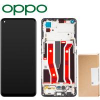 Oppo A94 5G / A95 5G / Reno 5Z / F19 Pro+ 5G Touch + Lcd + Frame Black Service Pack
