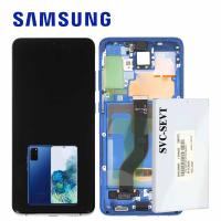 Samsung Galaxy S20 Plus G985 G986 Touch+Lcd+Frame Aura Blue Service Pack