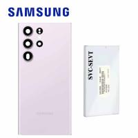 Samsung Galaxy S23 Ultra S918 Back Cover+Camera Glass Lavander Service Pack