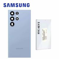 Samsung Galaxy S23 Ultra S918 Back Cover+Camera Glass Sky Blue Service Pack