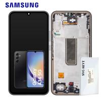 Samsung Galaxy A34 5G A346 Touch + Lcd + Frame Black Service Pack