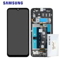 Samsung Galaxy A145R / A145P Touch + Lcd + Frame Black Service Pack