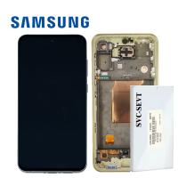 Samsung Galaxy A55 5G A556 Touch + Lcd + Frame Yellow Service Pack