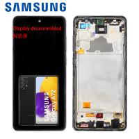Samsung Galaxy A72 A725 Touch + Lcd + Frame Black Disassembled Grade A