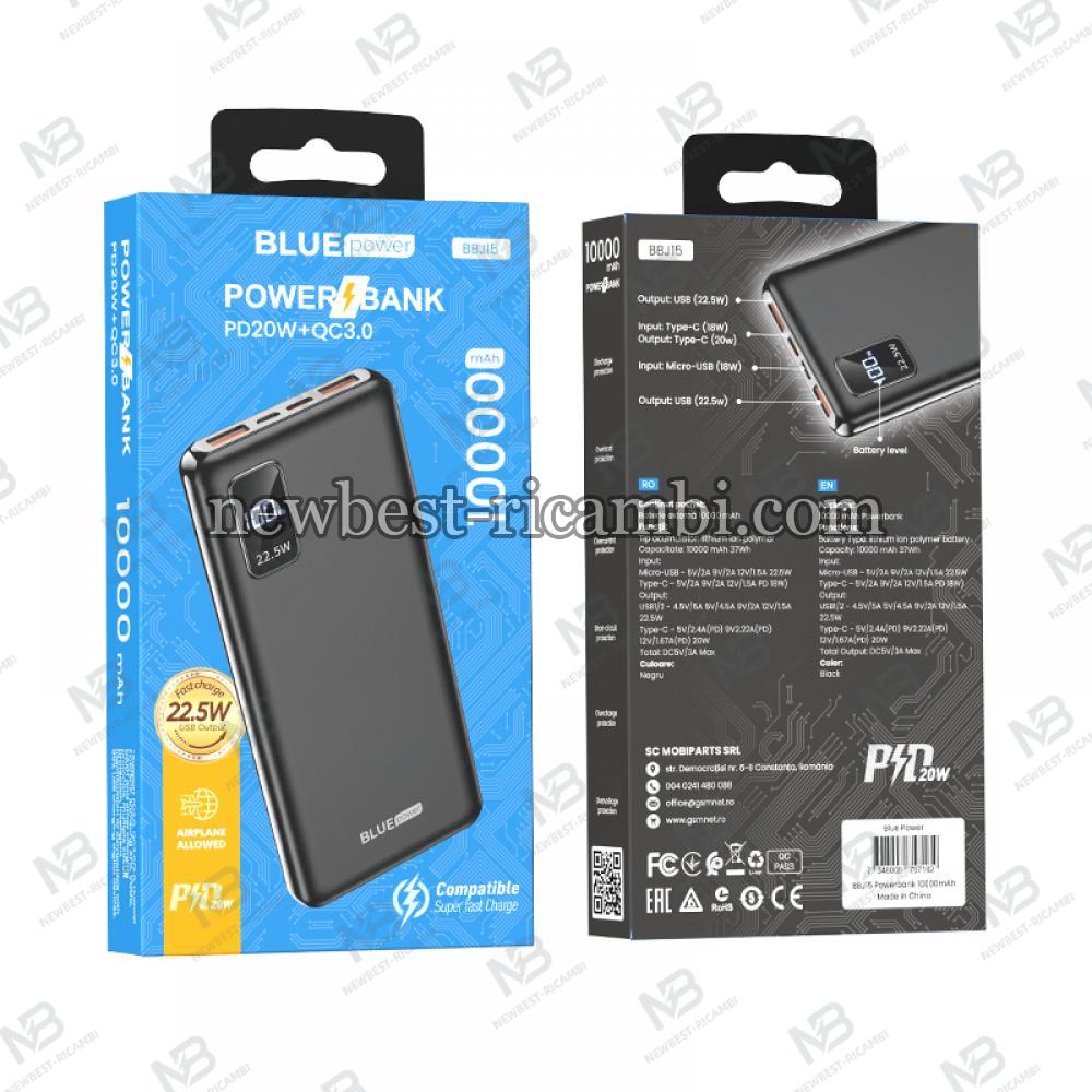 Blue Power Powerbank BBJ15 10000mAh 22.5W QC + PD Black in Blister