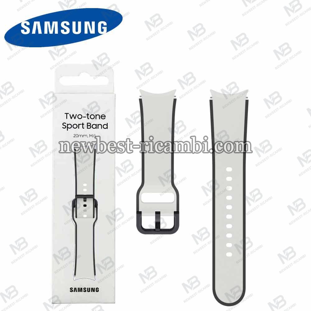 Samsung Galaxy Watch 4 / 5 / 6 / 7 / FE Series Watch Strap ET-STR91LJEGEU Sand / White Original in Blister