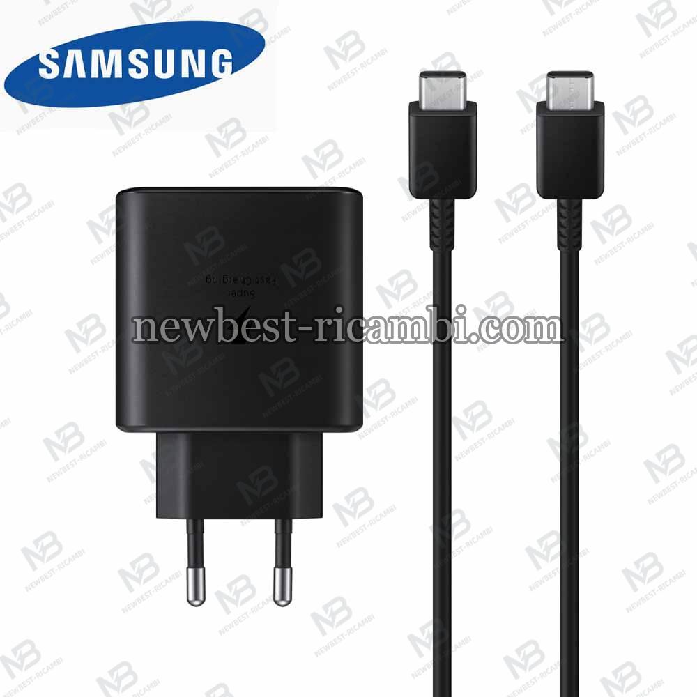 Samsung Wall Charger EP-TA845 + DA705BBE 45W 4.05A 1 x USB-C with USB-C Cable Black in Bulk