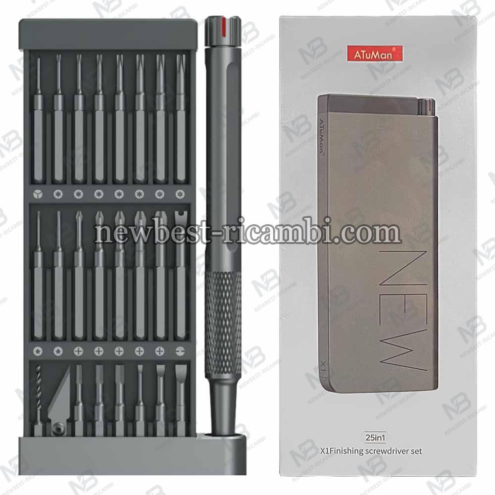 ATuMan Screwdriver New X1 24 in 1 Grey in Blister