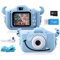 GREPRO Kids Camera, 2.0 Inch Kids Digital Camera Blue In Blister