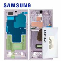 Samsung Galaxy S23 Ultra S918 Middle Frame + Side Key Lavender Service Pack