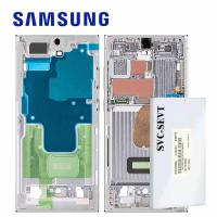 Samsung Galaxy S23 Ultra S918 Middle Frame + Side Key Sky Blue Service Pack