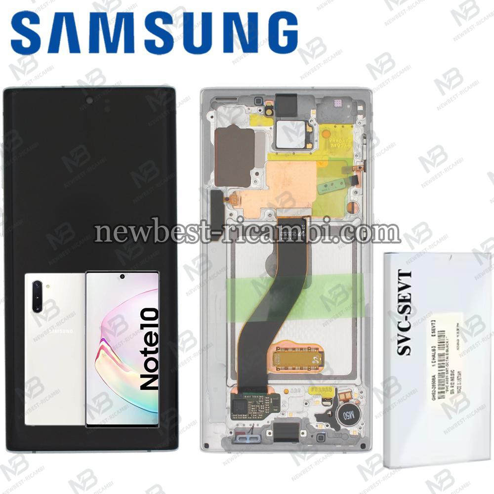 Samsung Galaxy Note 10 N970 Touch+Lcd+Frame White Service Pack