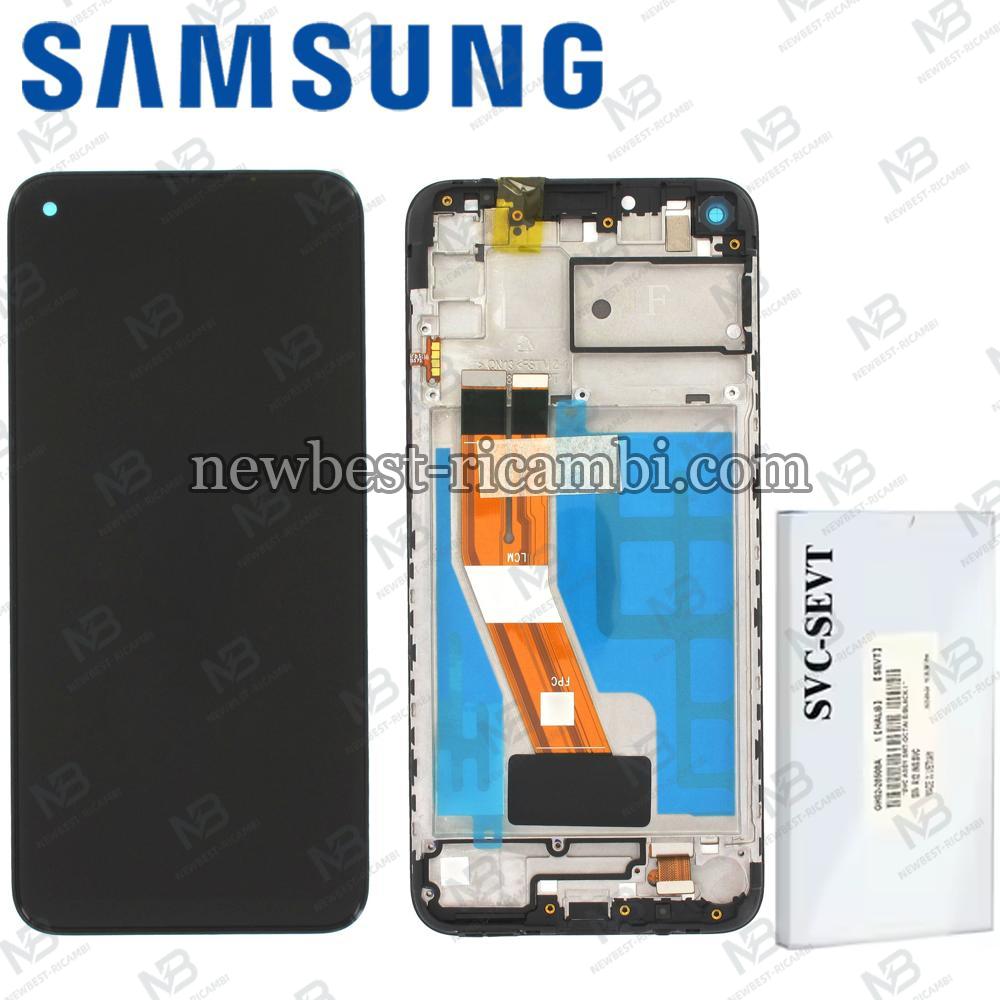 Samsung Galaxy M11 M115 Touch + Lcd + Frame Black Service Pack