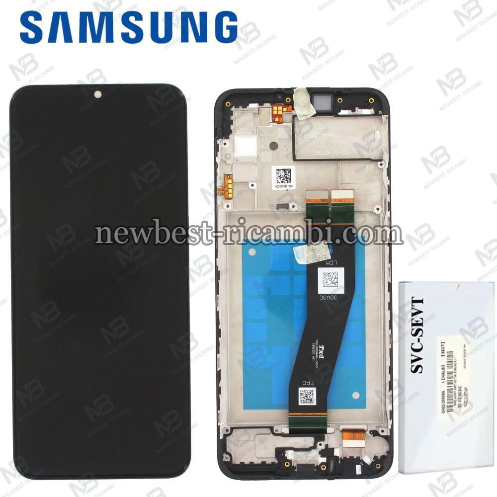 Samsung Galaxy A02s A025g Touch + Lcd + Frame Black Service Pack