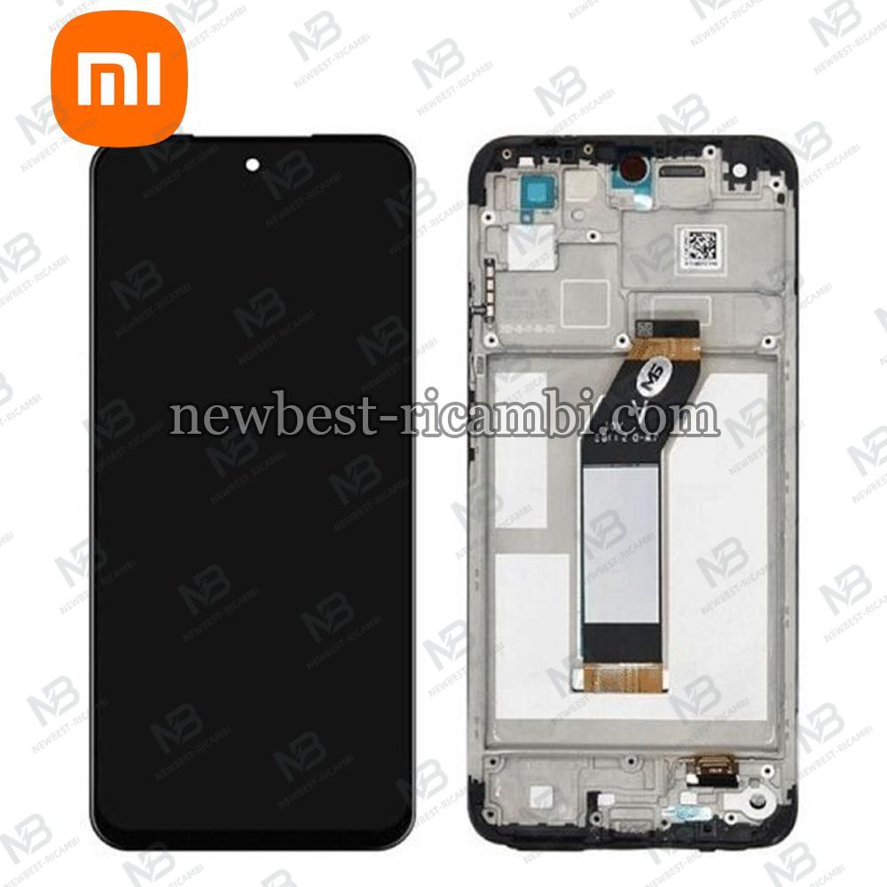 Xiaomi Redmi 10 4g 2021 Touch+Lcd+Frame Black Service Pack