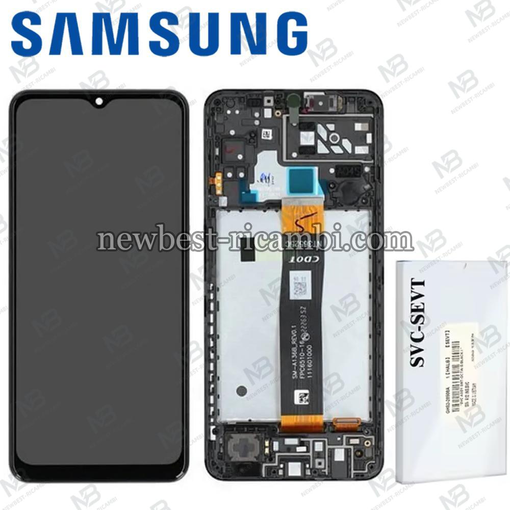 Samsung Galaxy A04s A047 Touch + Lcd + Frame Black Service Pack