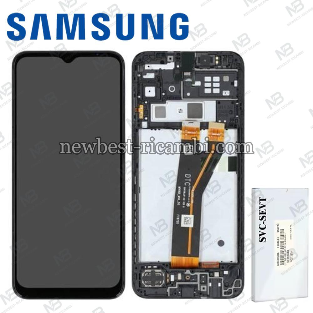 Samsung Galaxy M14 5G M146B Touch+Lcd+Frame Black Service Pack