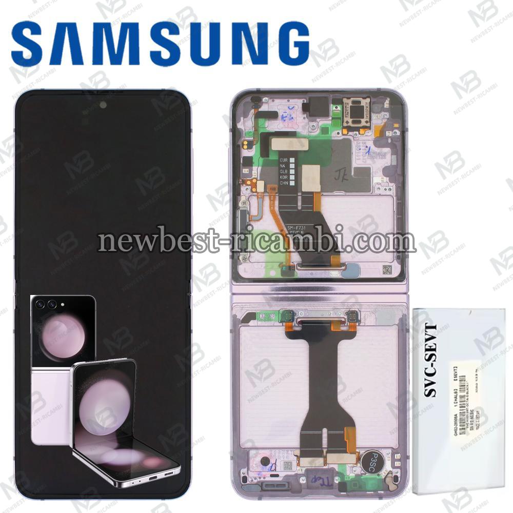 Samsung Galaxy F731 / Z Flip 5 5G Touch + Lcd + Frame Lavander Service Pack